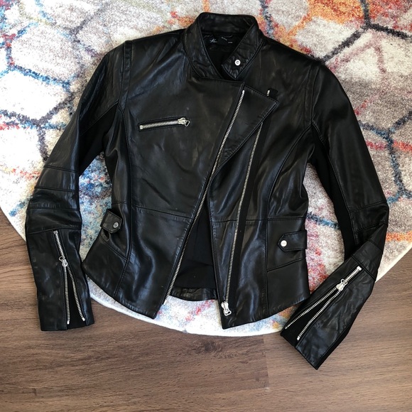 Kenneth Cole Jackets & Blazers - KENNETH COLE Black Leather Jacket - XS